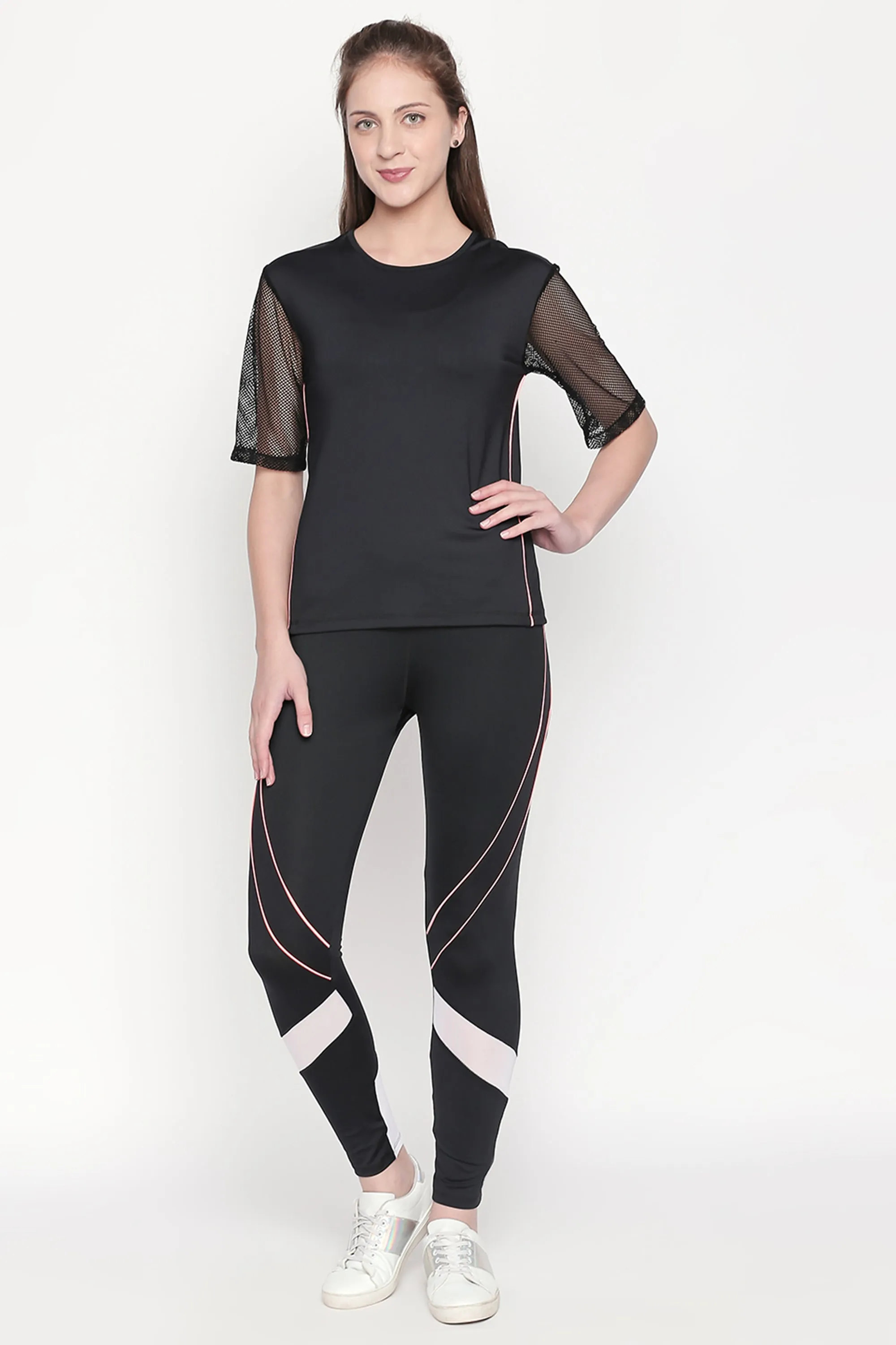 Activewear Black Tracksuit