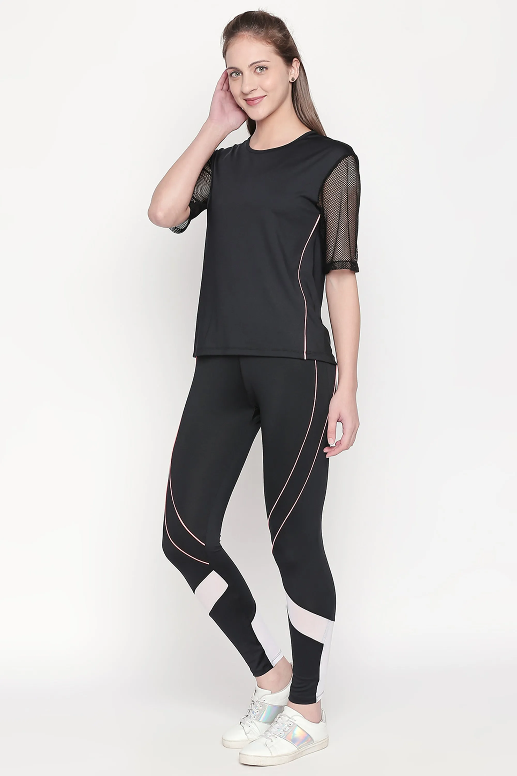 Activewear Black Tracksuit