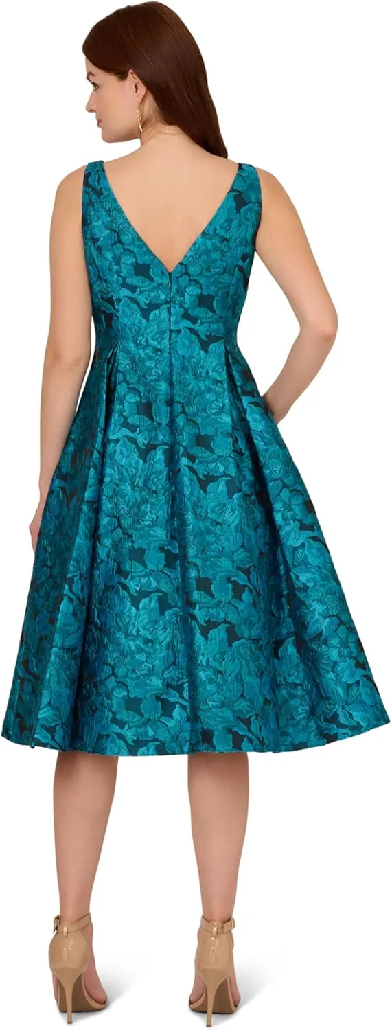 Adrianna Papell Women's Tea Length Dress