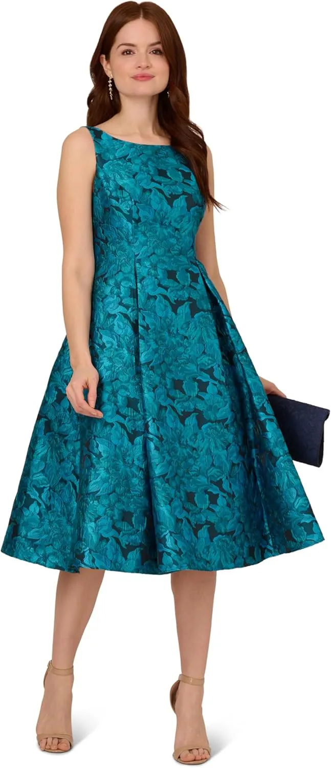 Adrianna Papell Women's Tea Length Dress