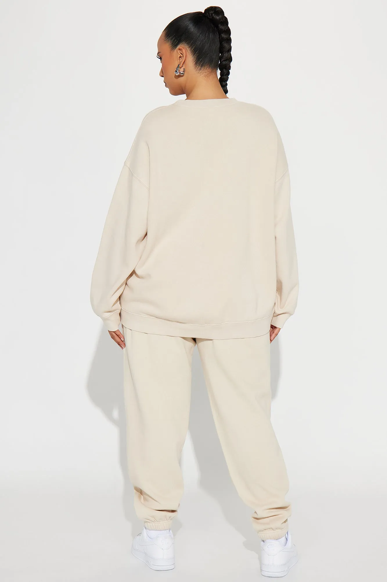 Ain't No Angel Sweatsuit - Taupe