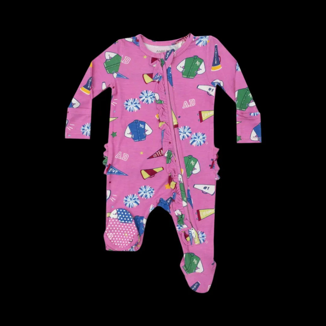 Angel Dear 2 Way Ruffle Zipper Footie