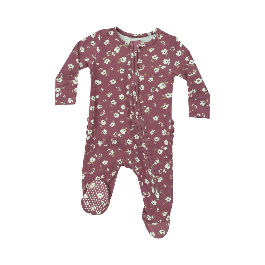 Angel Dear 2 Way Ruffle Zipper Footie