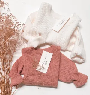 Baby/Toddler Knit Sweater | Cozy Knit Sweater for Baby and Toddler Gift | Warm and Stretchy