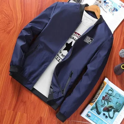 Bomber Zipper Jacket Winter Fleece Warm Coats Casual Streetwear