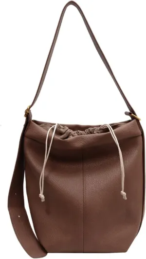 Bucket Bags For Women Trend Solid Design Leather Crossbody Bag For Women Handbags