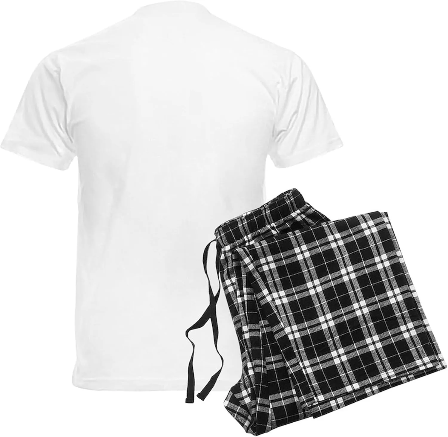 CafePress Rock On Rock Climbing Graphic Tee Pajamas Men's Novelty Light Pajama Set, Comfortable PJ Sleepwear