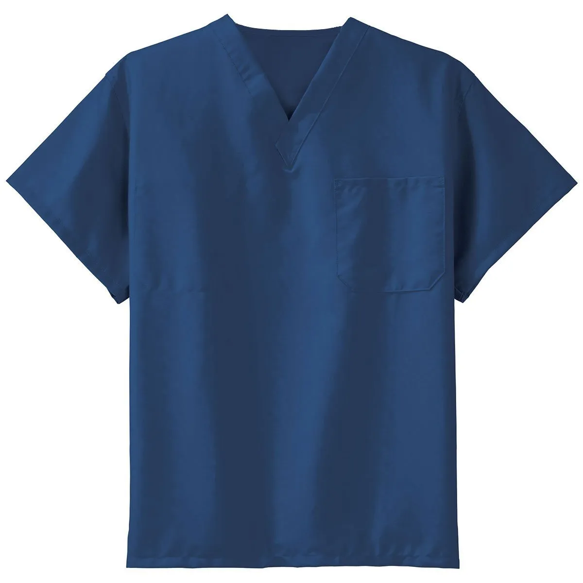 CornerStone Men's Navy Reversible V-Neck Scrub Top