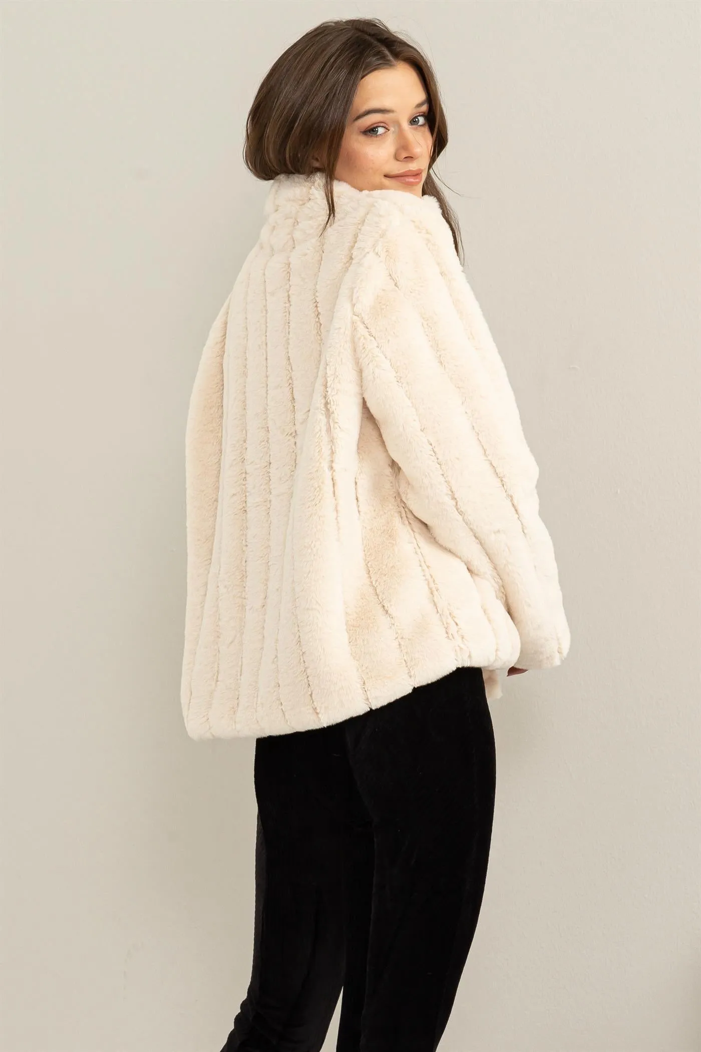 Cream Fur Jacket
