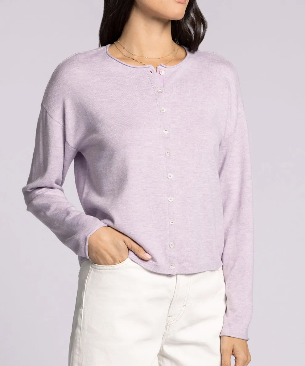 Della Cardigan - Lavender - FINAL SALE