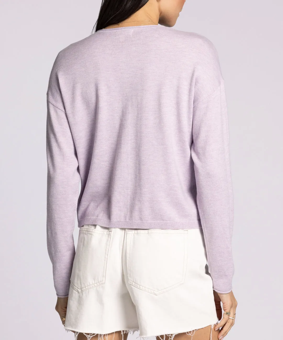 Della Cardigan - Lavender - FINAL SALE