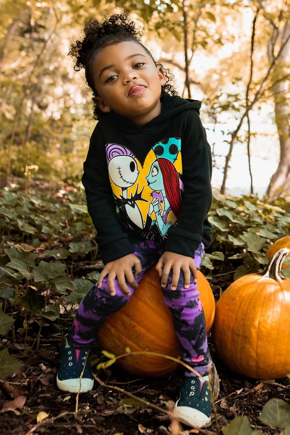 Disney Nightmare Before Christmas Winnie the Pooh Fleece Hoodie and Leggings Set Infant to Big Kid Sizes (12 Months - 14-16)