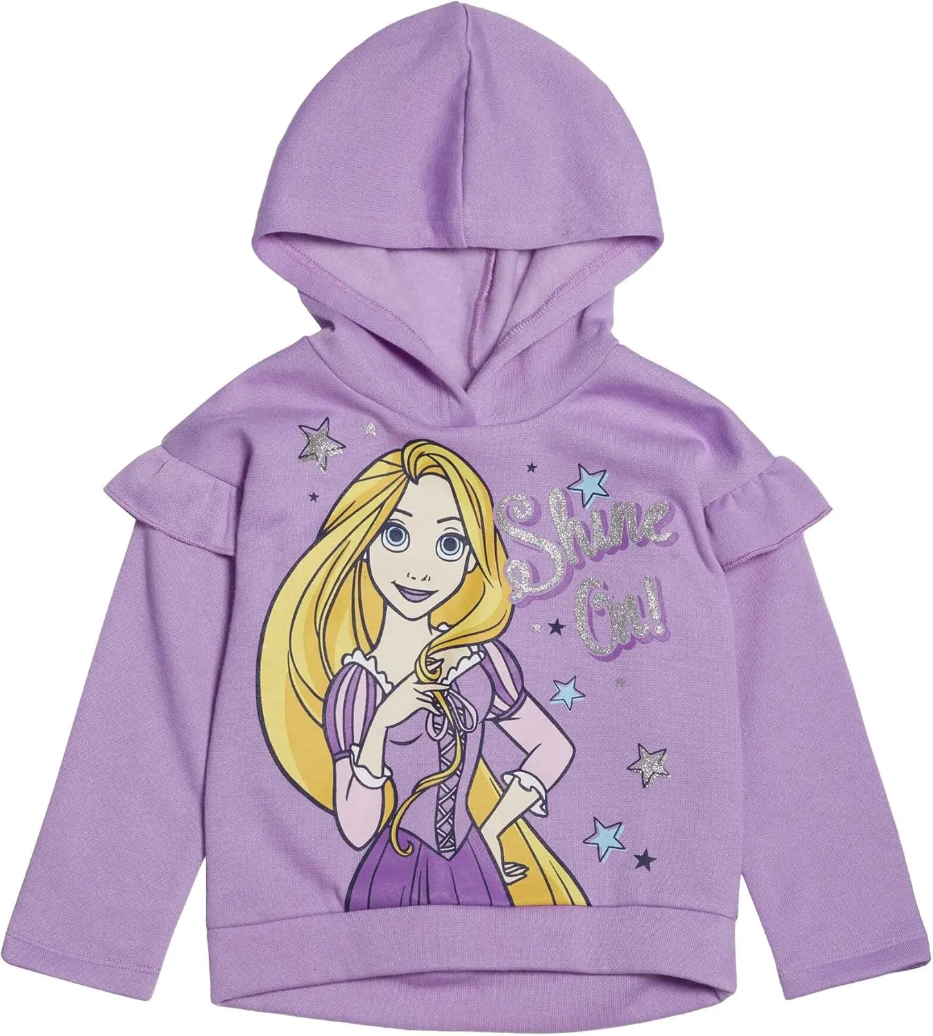 Disney Princess Mulan Rapunzel Jasmine Ariel Belle Cinderella Tiana Tinker Girls Pullover Hoodie Legging Toddler to Big Kid