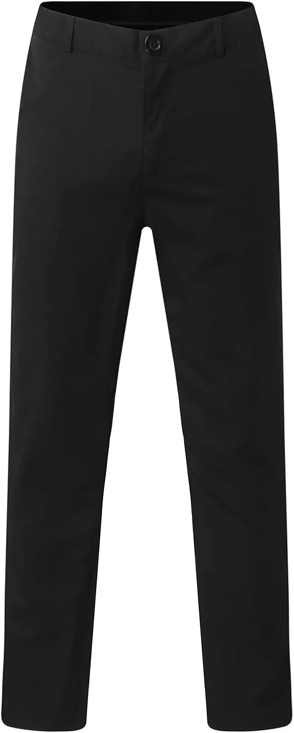 Dress Pants for Men Slim Fit Stretch Golf Dress Pants Casual Zip Up Business Work Pants Stylish Vintage Chinos with Pockets