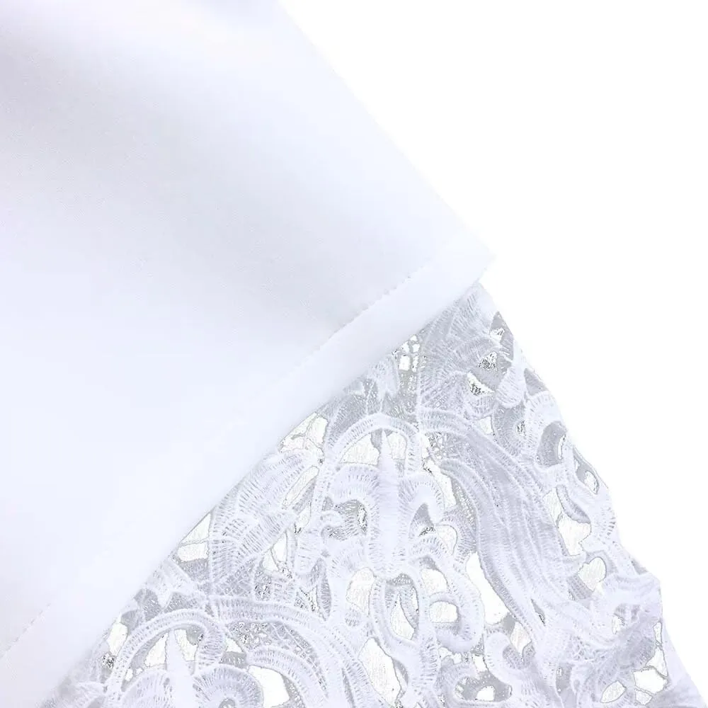Elegant Sexy Floral Lace Off Shoulder Evening Gown Party Bodycon Midi Dress