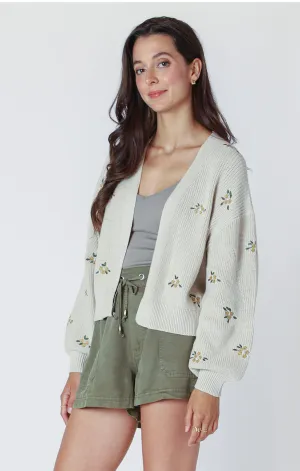Embroidered Cardigan