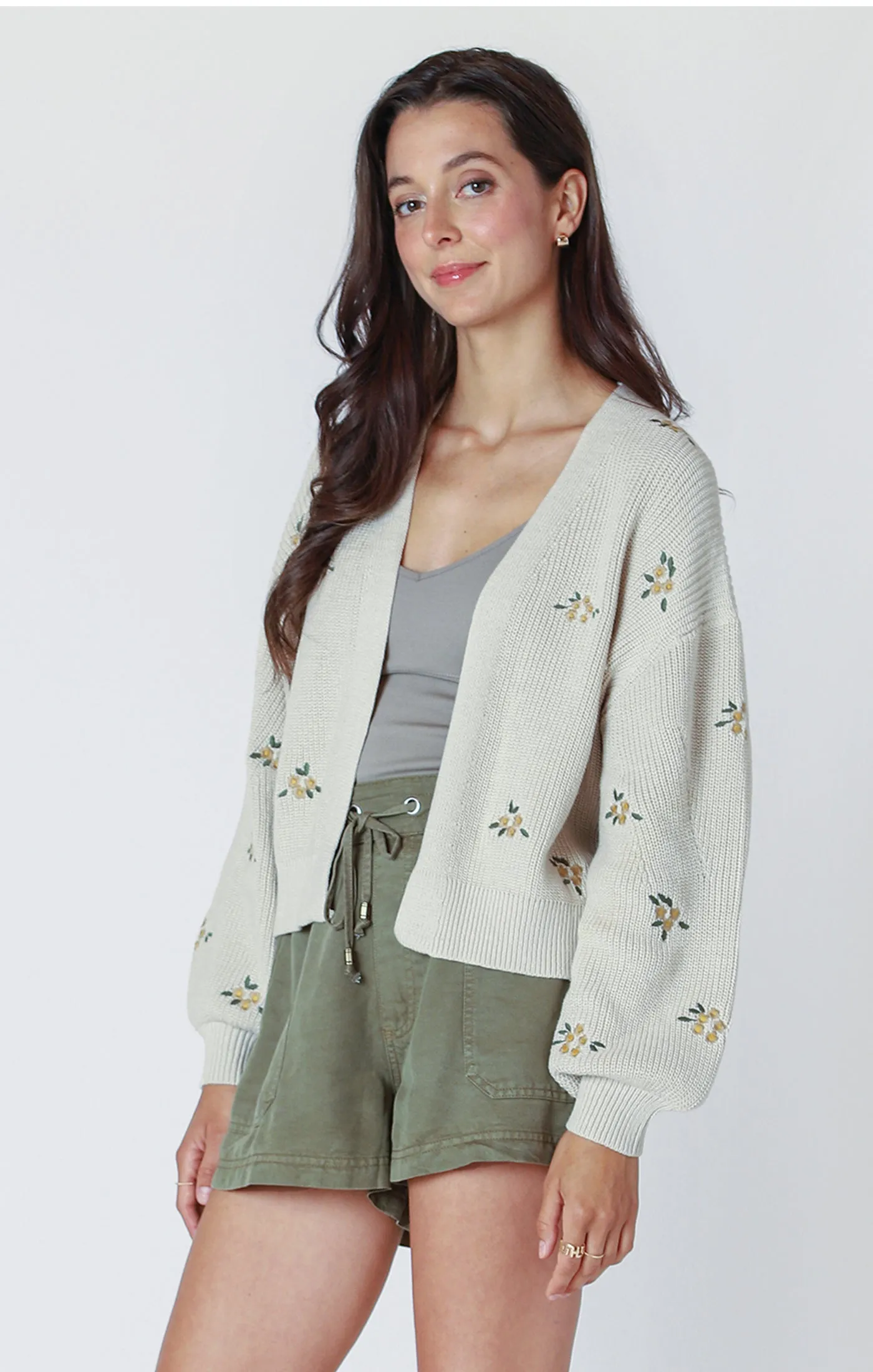 Embroidered Cardigan