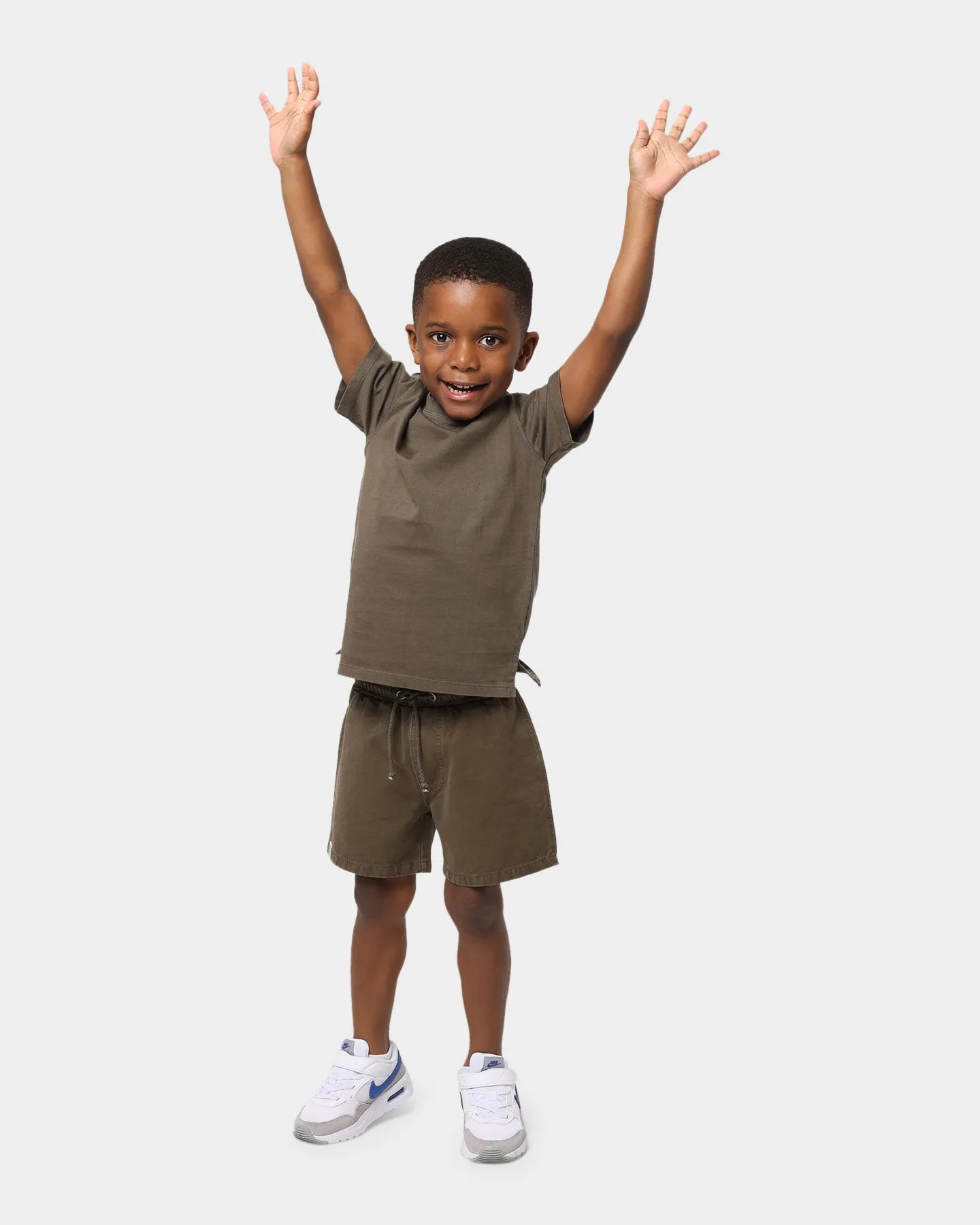 EN ES Kid's Havanna Beach Short Washed Khaki