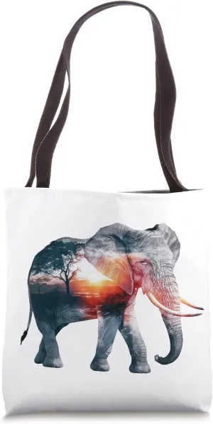 fashion men, women, youth, elephant, summer 2024 trend T Tote Bag