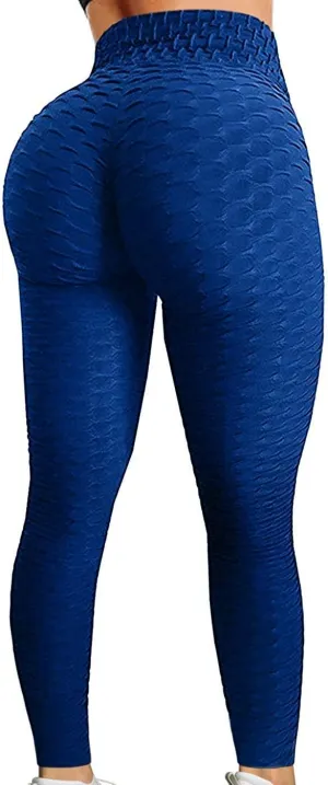 FITTOO Womens High Waisted Yoga Pants Tummy Control Scrunched Booty Leggings Workout Running Butt Lift Textured Tights