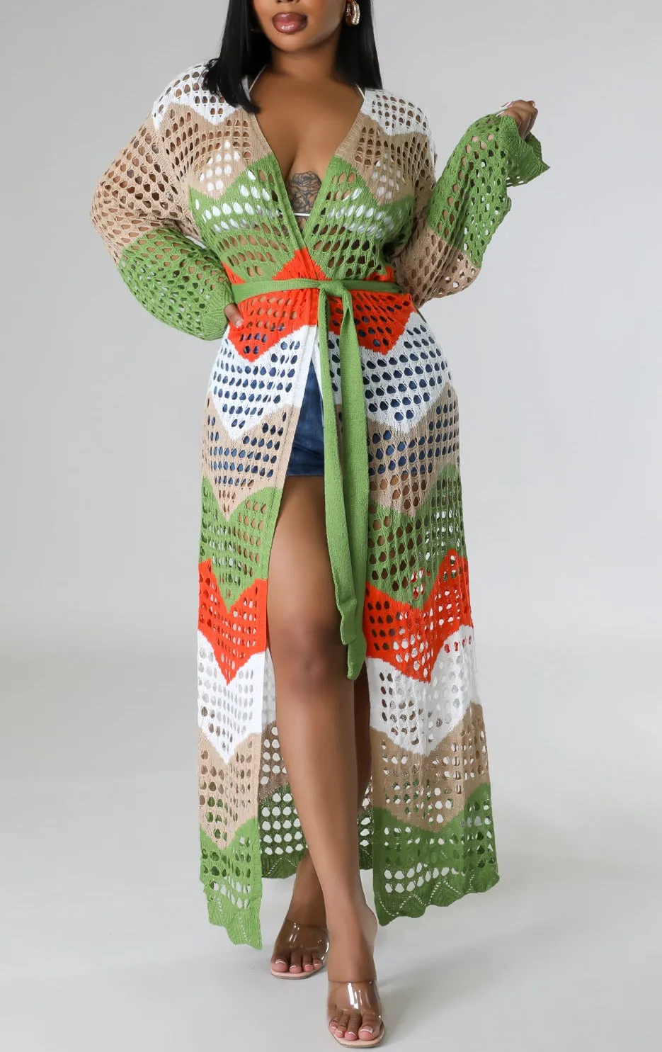 Hand Crafted Knit Cardigan