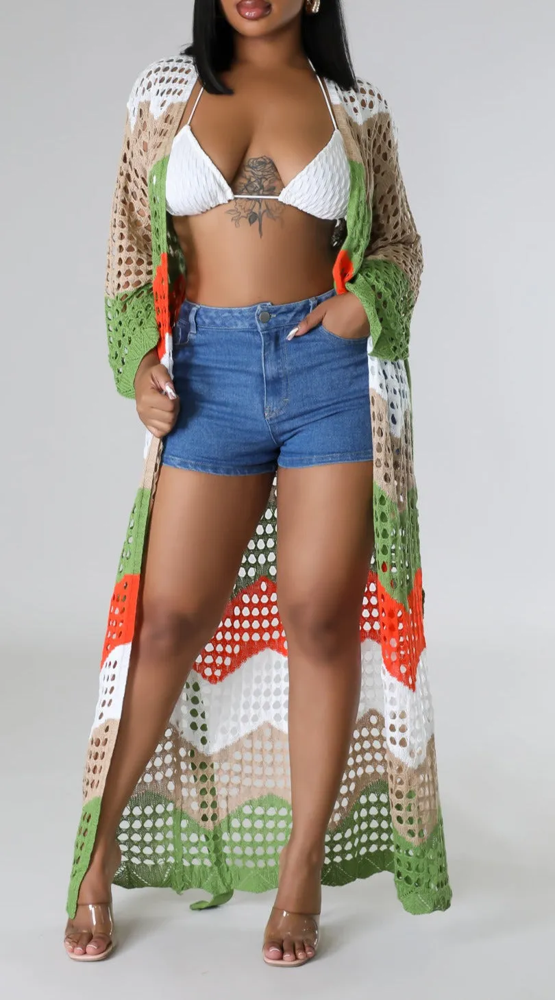 Hand Crafted Knit Cardigan