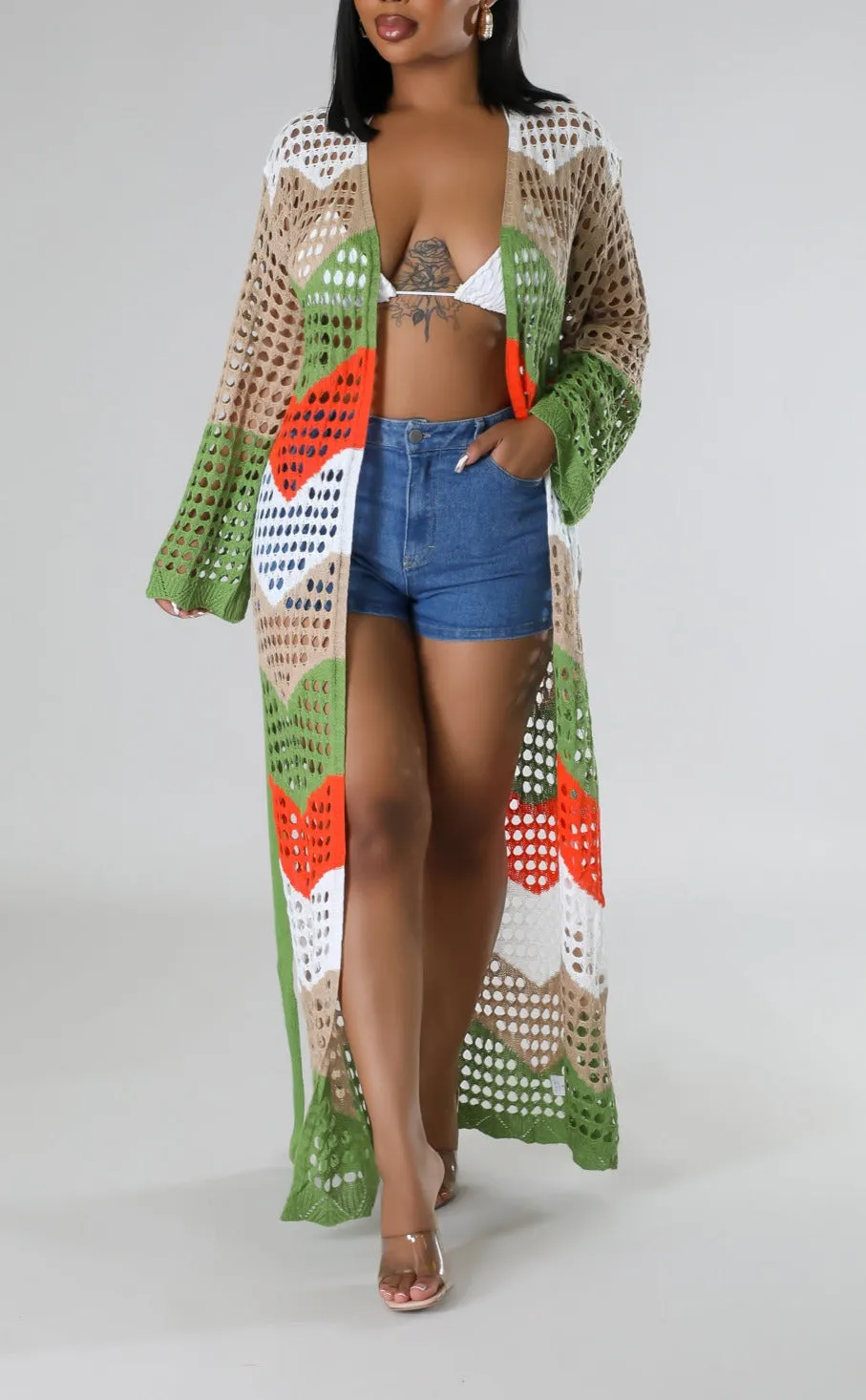 Hand Crafted Knit Cardigan
