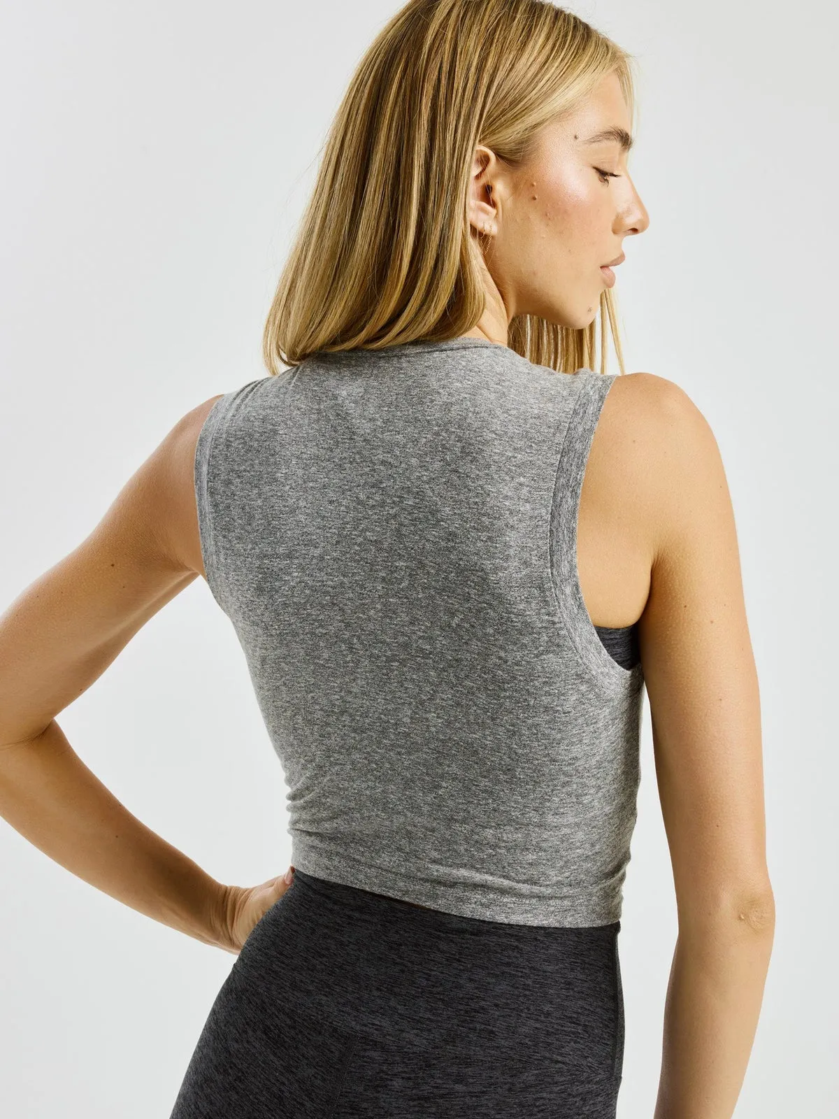 Heather Grey Anne Marie Tank Top