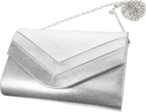 Homoyoyo Elegant Women Evening Clutch Bag Multi Use Handheld Purse Portable Change Bag for Weddings Parties Night Out Stylish Essentials