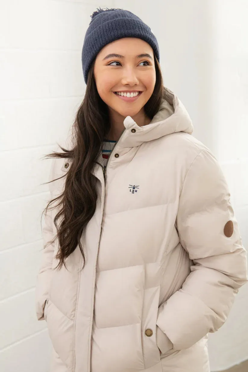 Lighthouse Savannah Ladies Long Padded Coat Irish Cream
