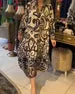 Loose Elegant Printed Dress