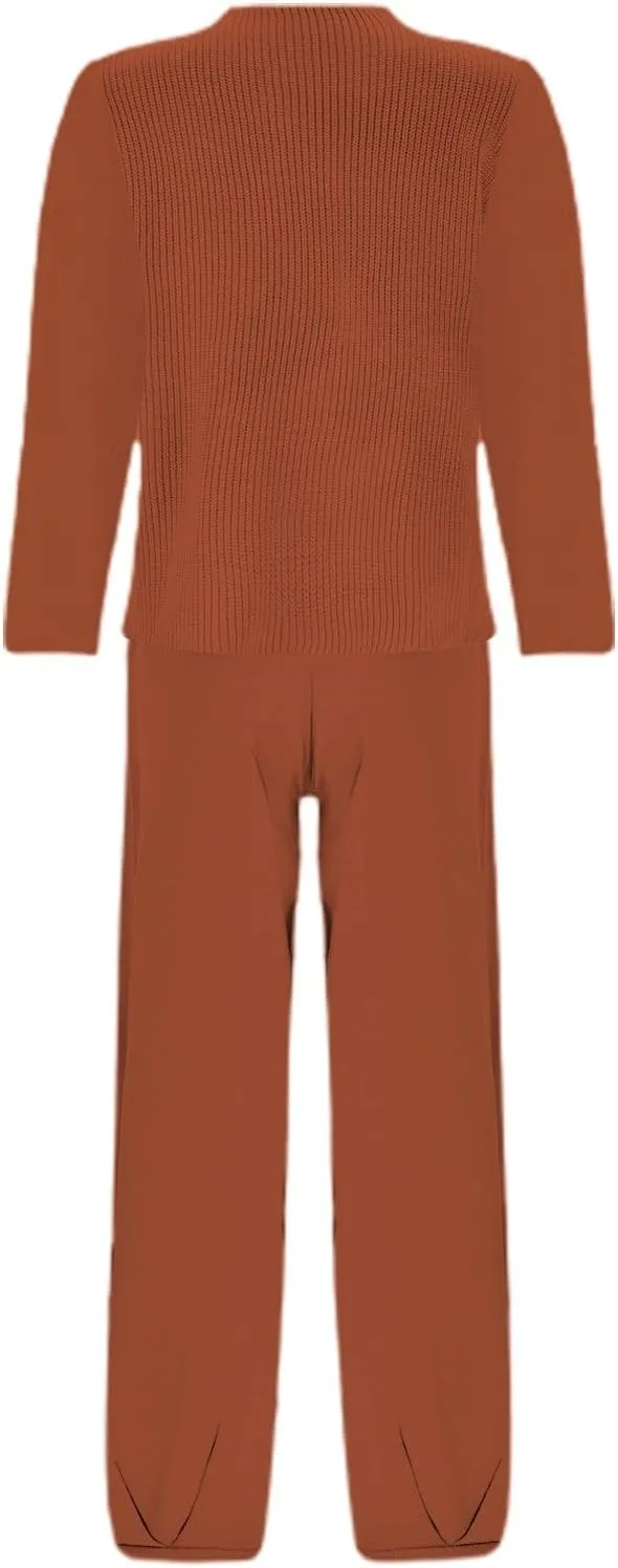 Lounge Set For Women Plus Size Loungewear Matching Set Loungewear Cozy Lounging Outfit Casual Tracksuit PJ Set