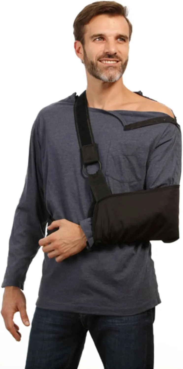 MAI Post Shoulder Surgery Shirts for Men - Tear Away Recovery Shirt, Premium Chemotherapy Clothing | Breathable & Comfortable