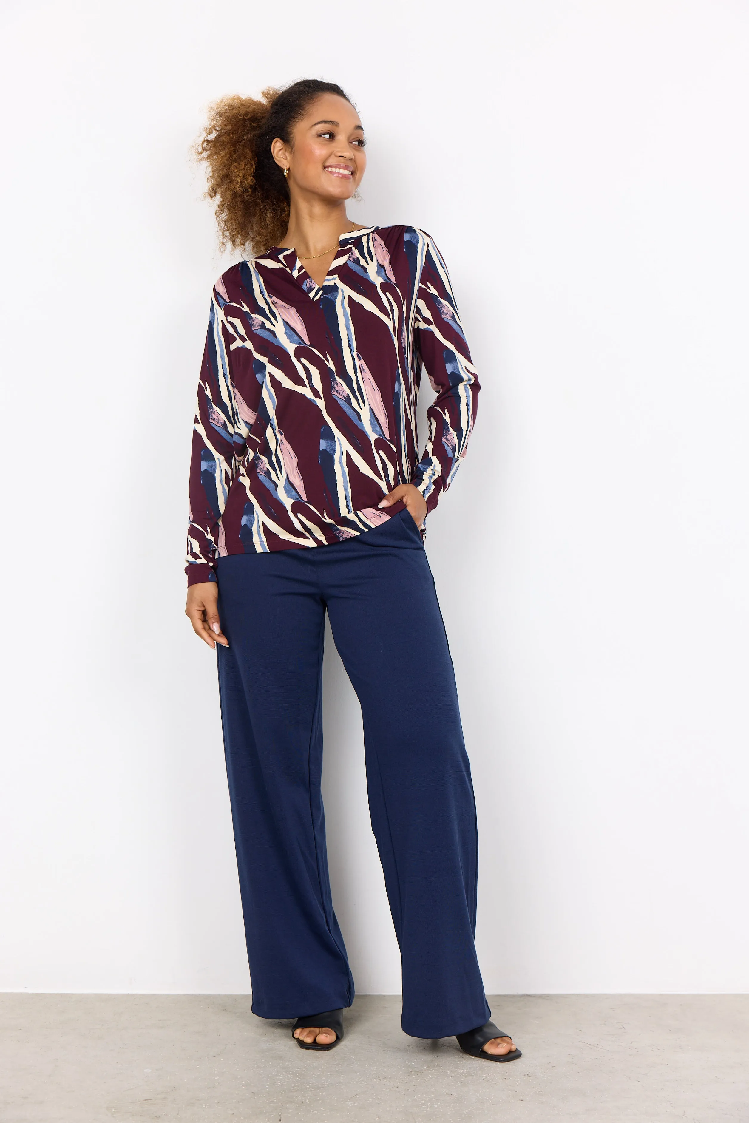 Marica Patterned Blouse