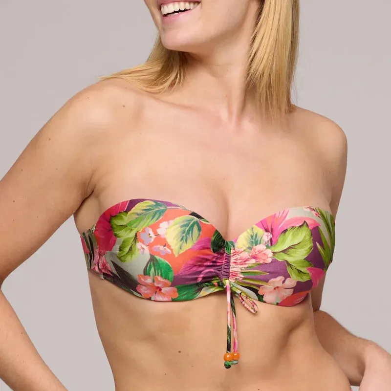 Marie Jo Swimwear - Norma Jeanne Padded Strapless Bikini Top Tropical Sunset