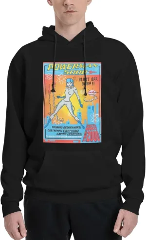 Men'S Long Sleeve Tops Hooded Sweatshirt, Ever Fading Fleece Pullover Hoodie