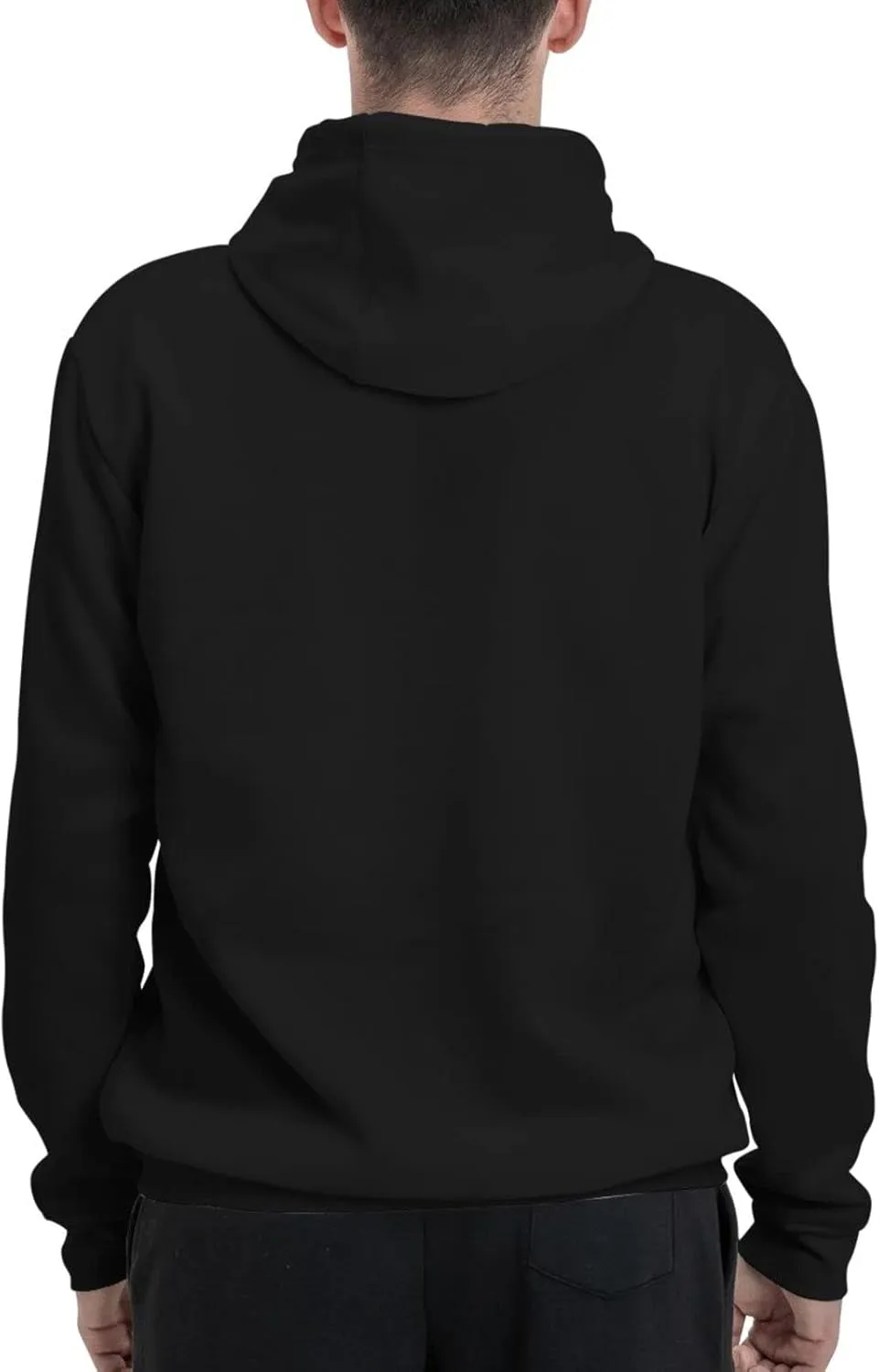 Men'S Long Sleeve Tops Hooded Sweatshirt, Ever Fading Fleece Pullover Hoodie