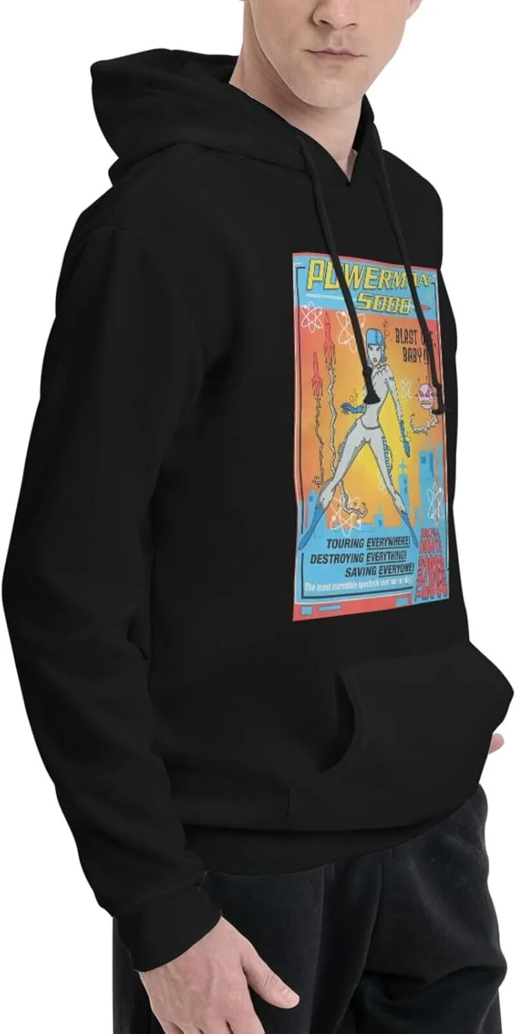Men'S Long Sleeve Tops Hooded Sweatshirt, Ever Fading Fleece Pullover Hoodie