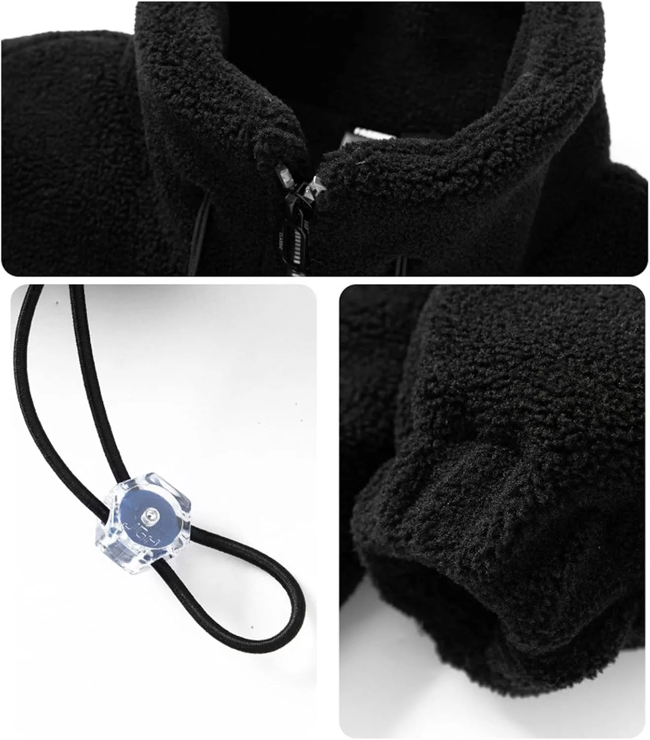 Men's Polar Fleece Coat Letter M Design Fashion Jacket Zip Up Comfortable Sportswear Oversize Couple Outfit