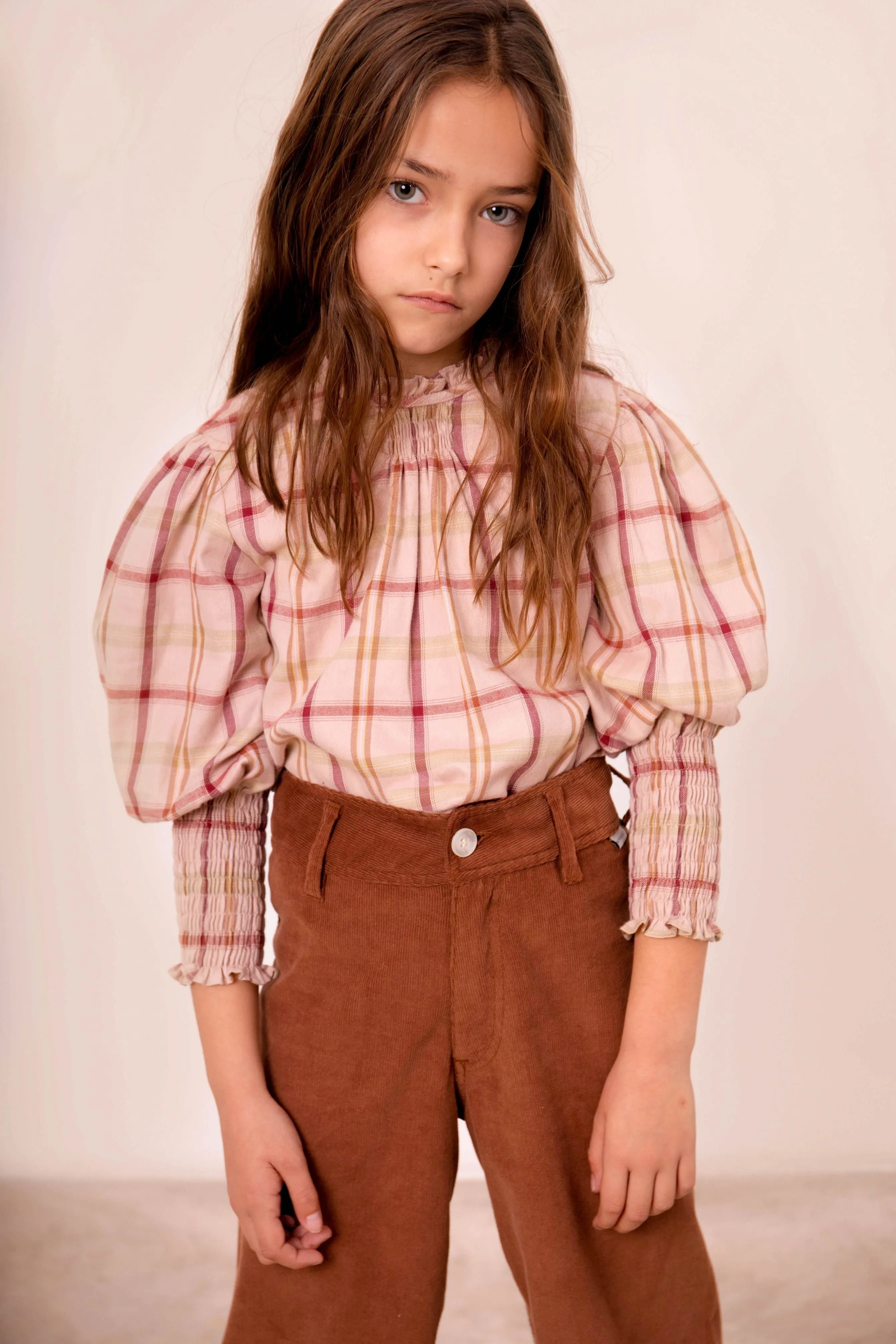 Mipounet Viyella Tartan Blouse - 2Y, 4Y