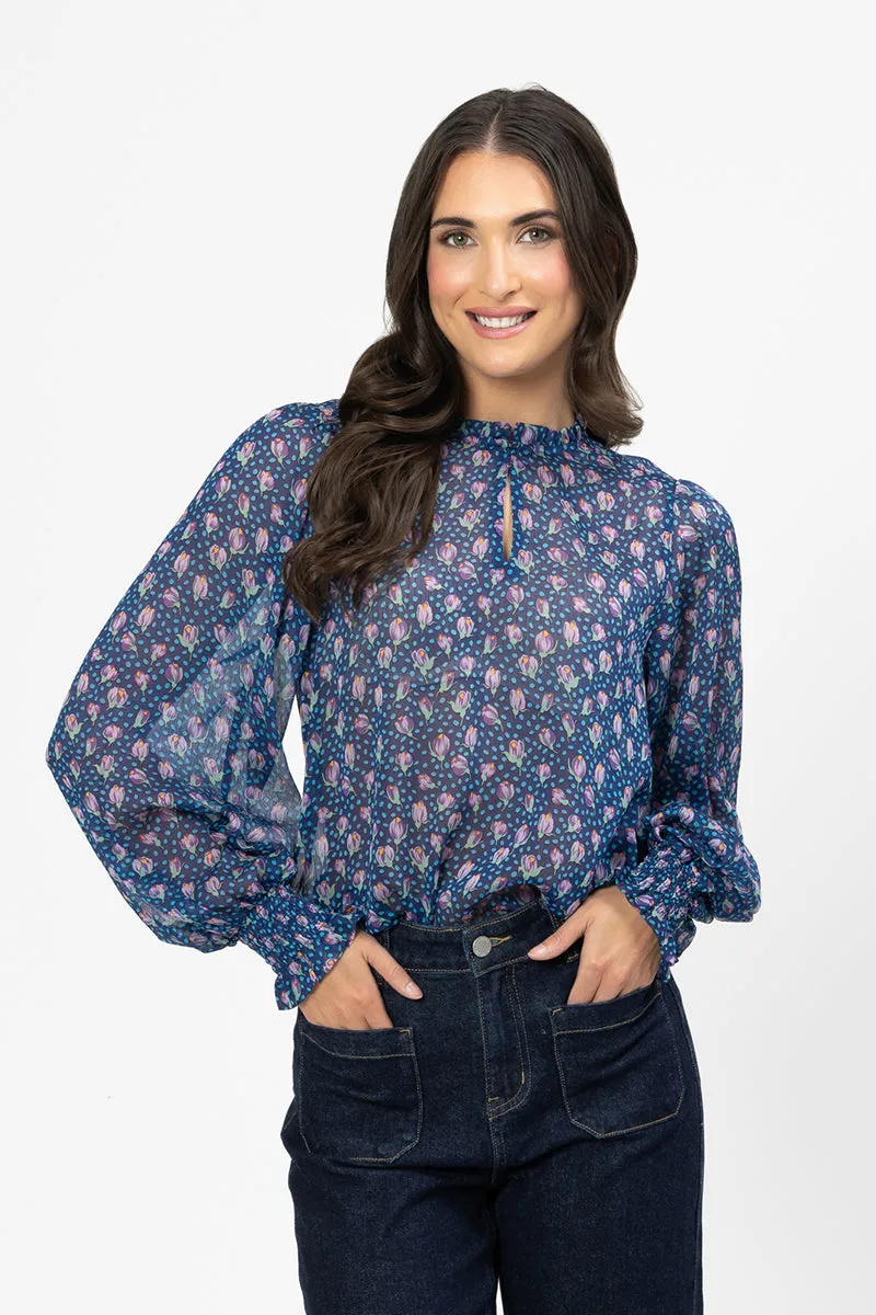 Movement Blouse - Tulip Pop