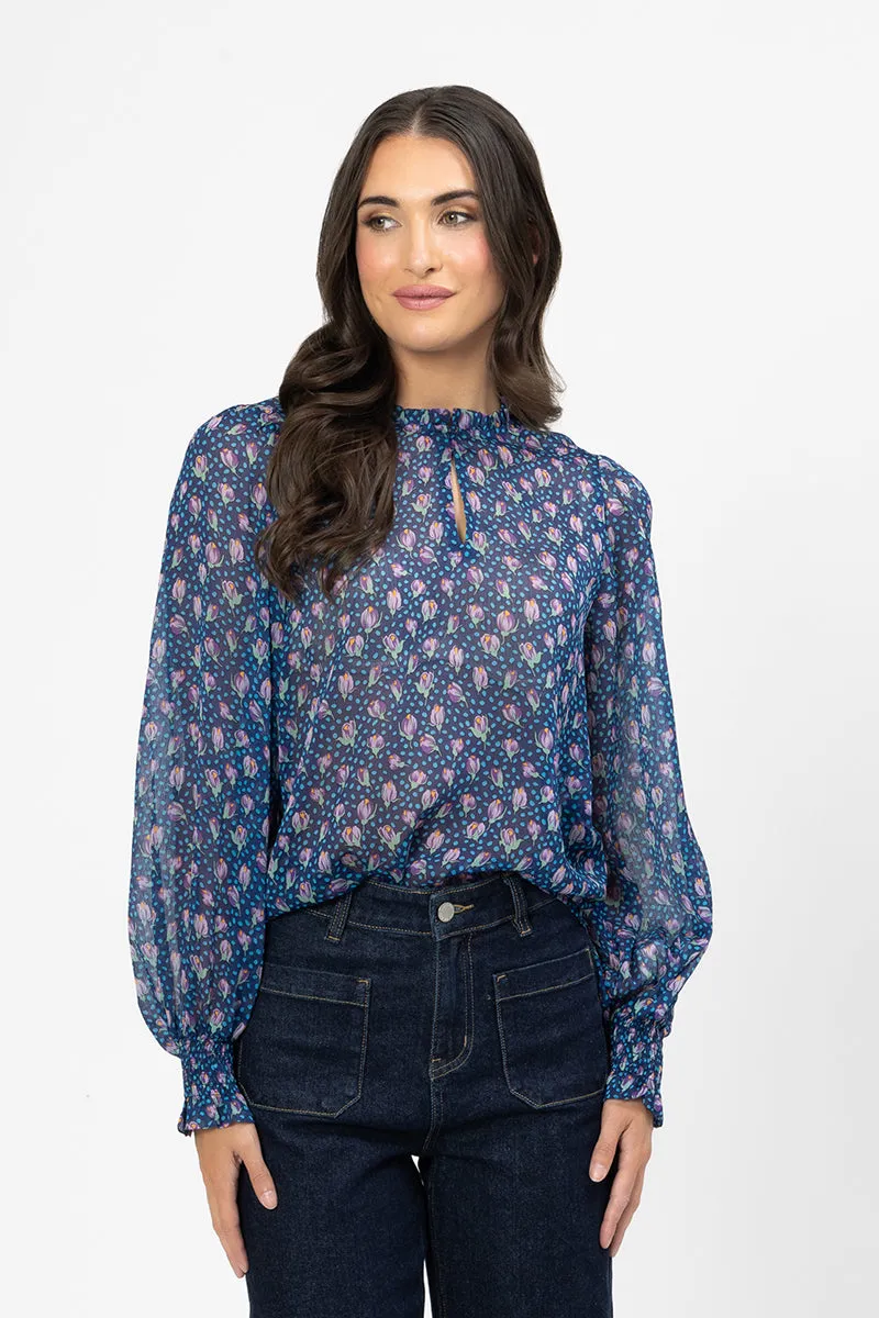 Movement Blouse - Tulip Pop