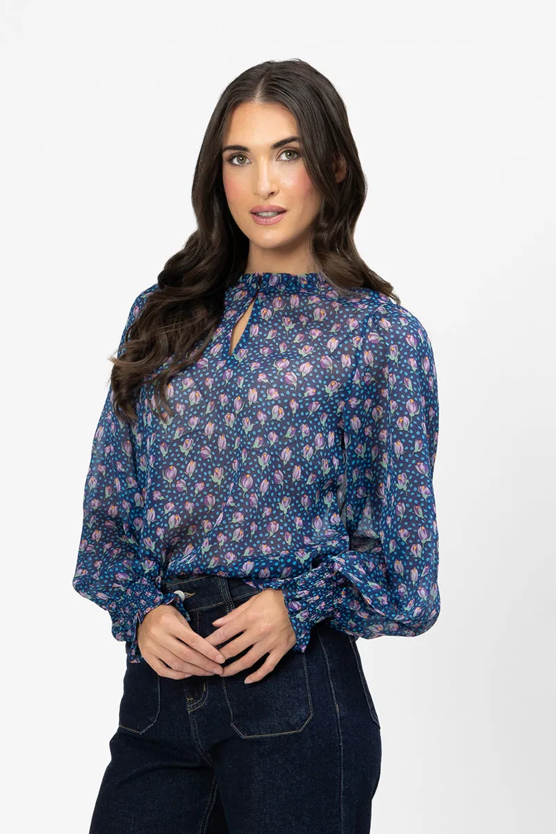 Movement Blouse - Tulip Pop