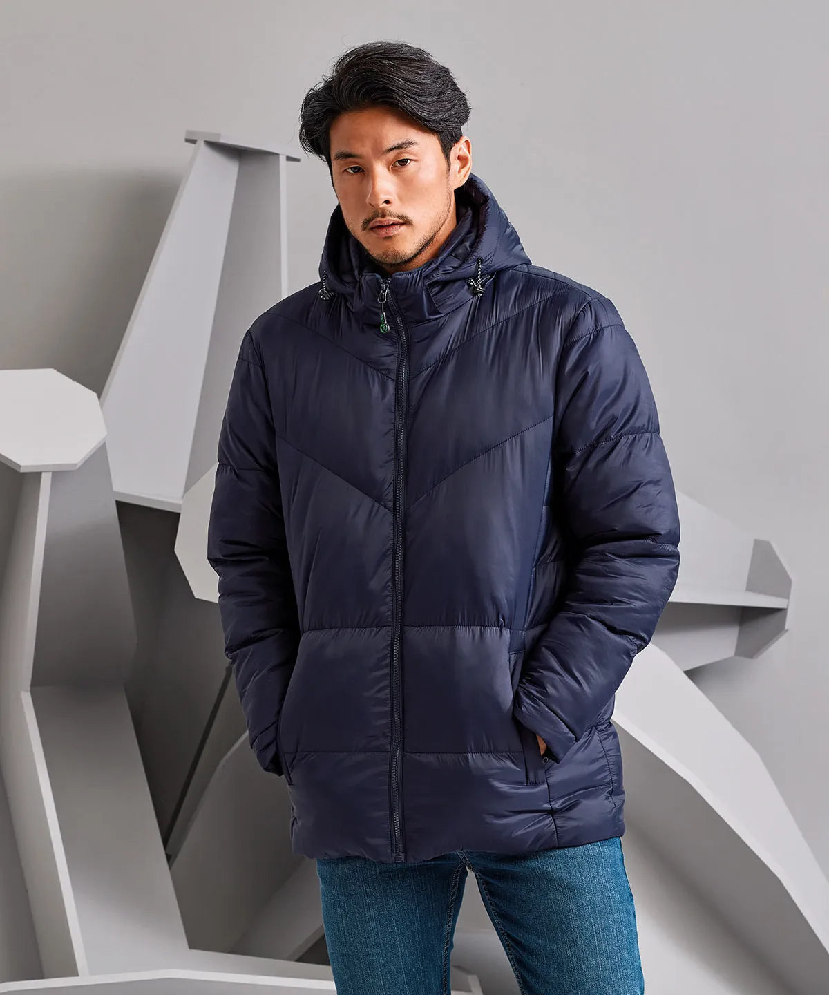 Navy - Fara recycled jacket