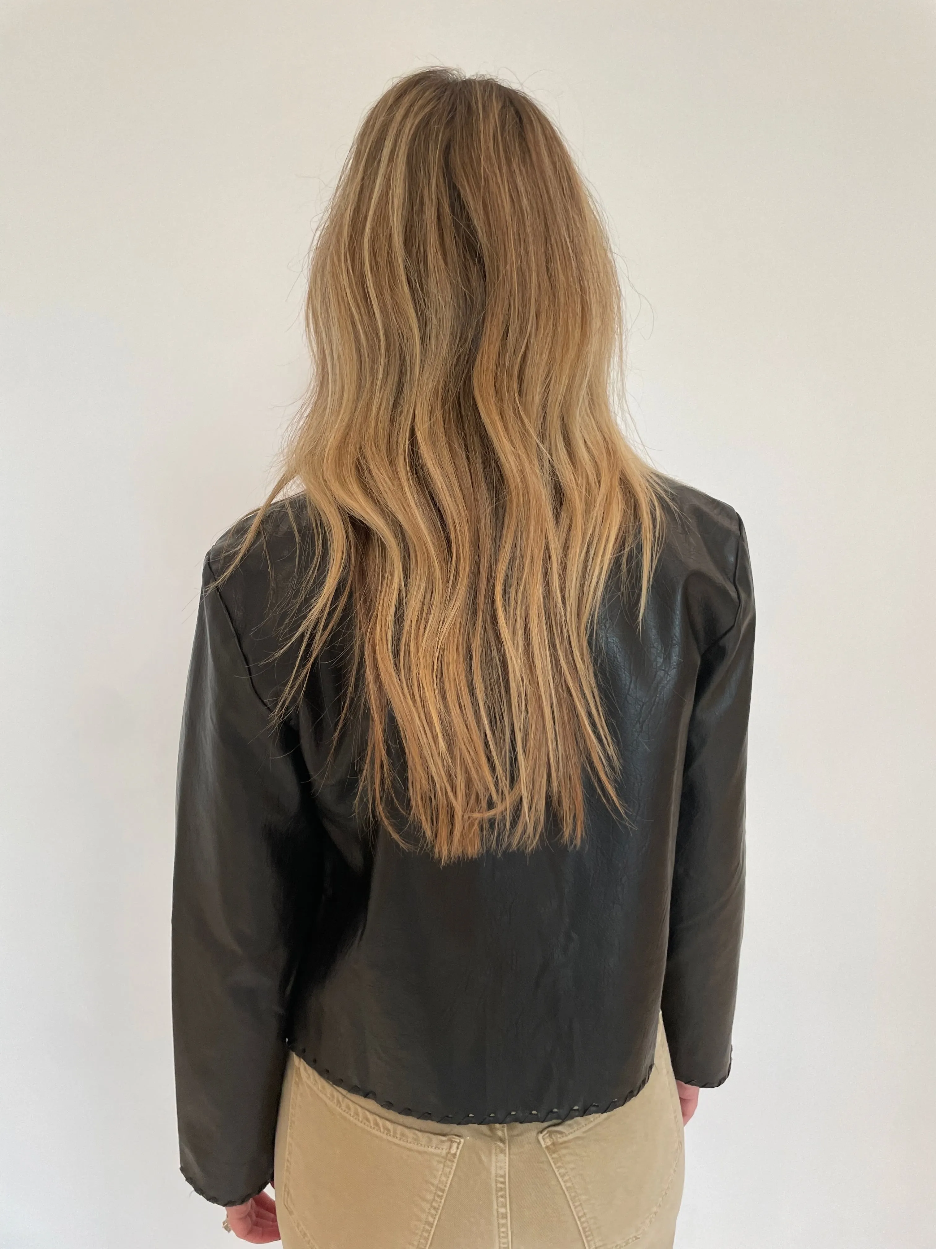 Nevina Faux Leather Jacket