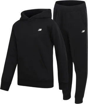 New Balance Boys' Sweatsuit Set - 2 Piece Pullover Hoodie Sweatshirt and Jogger Pants - Boys Activewear Fleece Jogset (8-20)