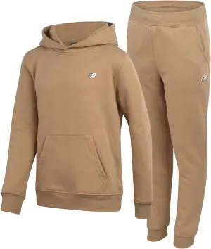 New Balance Boys' Sweatsuit Set - 2 Piece Pullover Hoodie Sweatshirt and Jogger Pants - Boys Activewear Fleece Jogset (8-20)