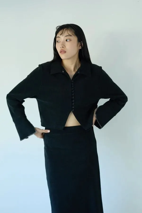 Pile fabric shirt tops