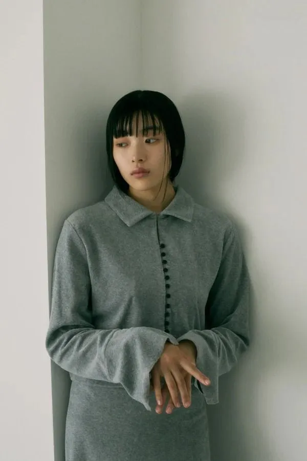 Pile fabric shirt tops