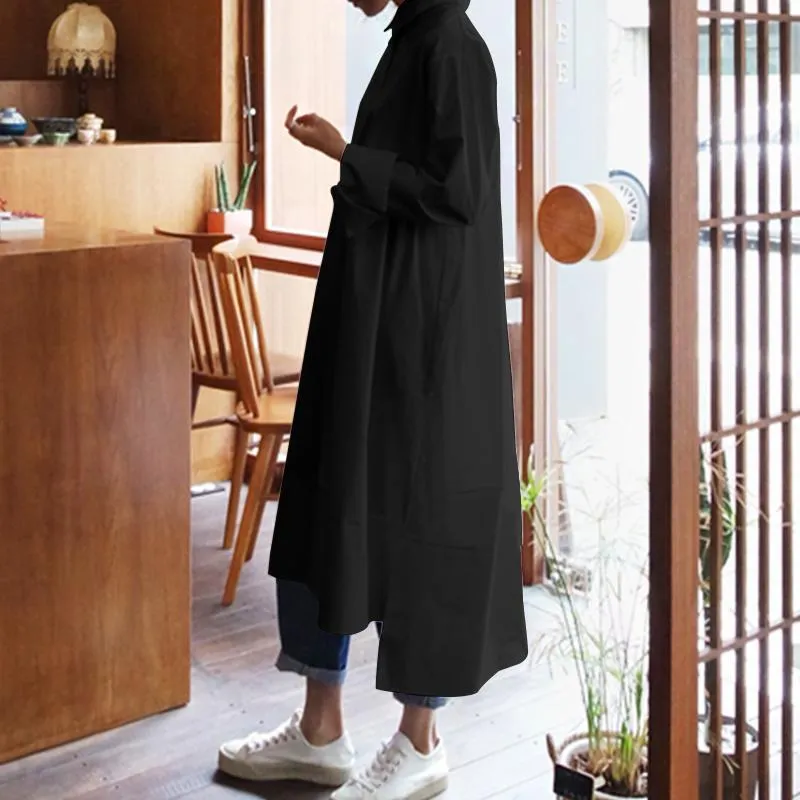 Plus Size Oversized Shirt Dress